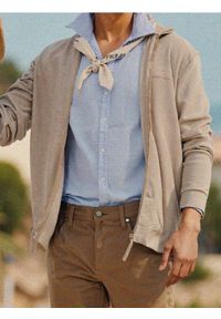 Sinsay - Bluza z długim rękawem - beżowy. Kolor: beżowy. Długość rękawa: długi rękaw. Długość: długie #1