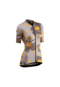 Koszulka rowerowa NORTHWAVE Blade Woman Jersey Short Sleeve. Kolor: beżowy. Materiał: jersey #1