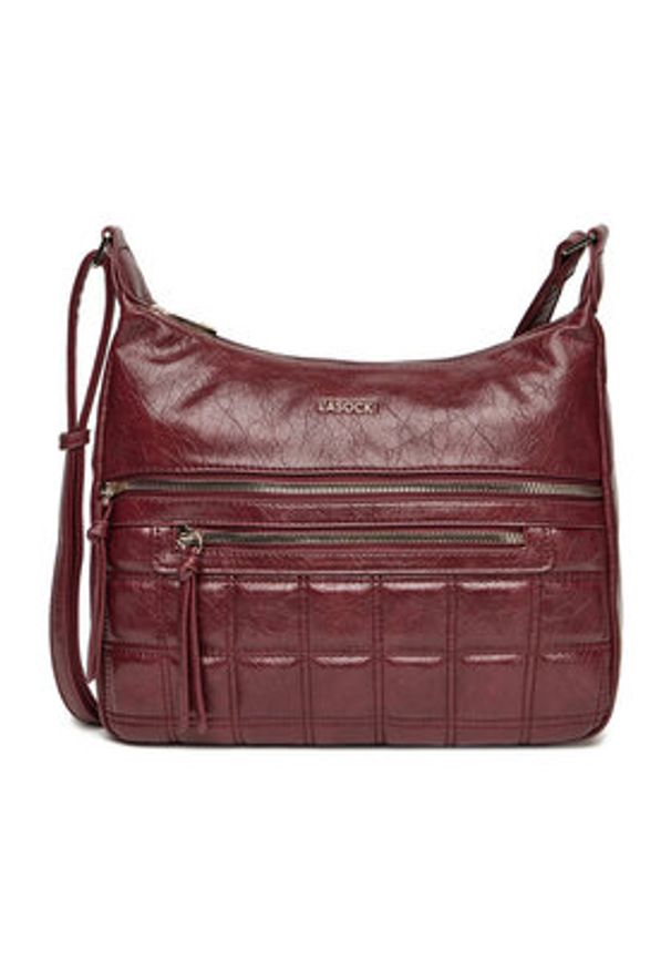 Lasocki Torebka C-LSK-L-010-08 Bordowy. Kolor: czerwony