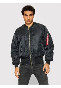 Alpha Industries Kurtka bomber Ma-1 100101 Czarny Regular Fit. Kolor: czarny. Materiał: syntetyk #6