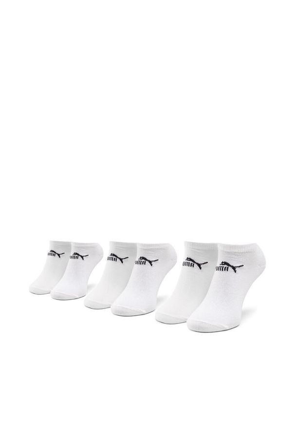 Zestaw 3 par niskich skarpet unisex Puma. Kolor: biały