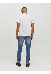 Jack & Jones T-Shirt Basic 12156102 Biały Standard Fit. Kolor: biały. Materiał: bawełna #5