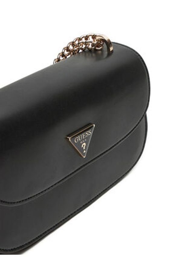 Guess Torebka Daryna HWVG94 93210 Czarny. Kolor: czarny. Materiał: skórzane
