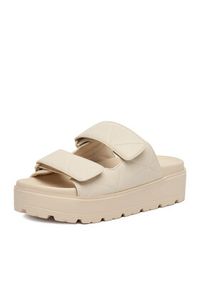 DeeZee Klapki CEO-R25SS09248 Écru. Kolor: kremowy. Materiał: skóra #2