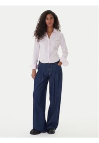 Tommy Jeans Koszula Baby DW0DW22604 Różowy Slim Fit. Kolor: różowy. Materiał: bawełna #5