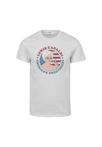 Koszulka Urban Classics Lewis Capaldi Sweetheart Tour Front. Kolor: biały #1