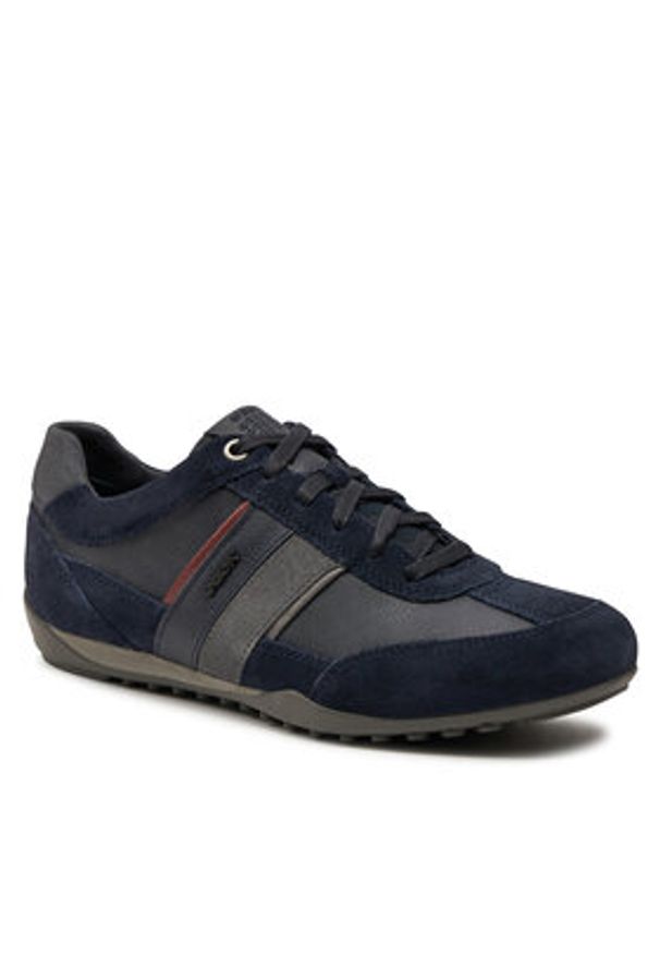 Geox Sneakersy U Wells C U52T5C 022ME CF47J Granatowy. Kolor: niebieski. Materiał: materiał