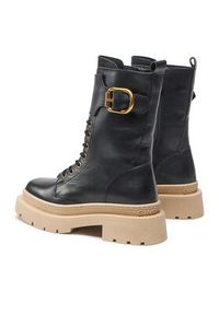 Gino Rossi Trapery 222FW105 Czarny. Kolor: czarny. Materiał: skóra #4