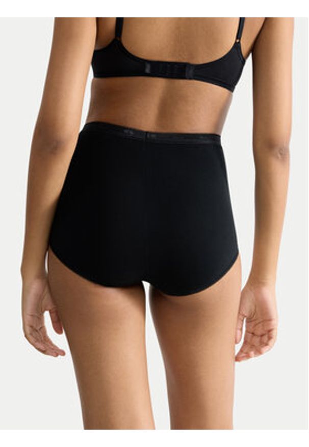 Sloggi Figi klasyczne z wysokim stanem Basic 10007656 Czarny. Stan: podwyższony. Kolor: czarny. Materiał: bawełna