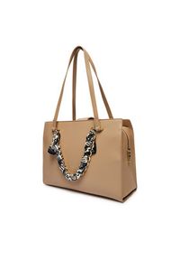 Love Moschino - LOVE MOSCHINO Torebka JC4276PP0LKC0106 Beżowy. Kolor: beżowy. Materiał: skórzane