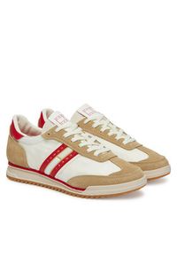 Tommy Jeans Sneakersy Tjw Retro Runner Cleated EN0EN02717 Kolorowy. Materiał: skóra. Wzór: kolorowy