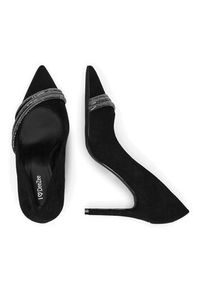 DeeZee Szpilki GA0-1931 Czarny. Kolor: czarny. Materiał: syntetyk, materiał. Obcas: na szpilce #4