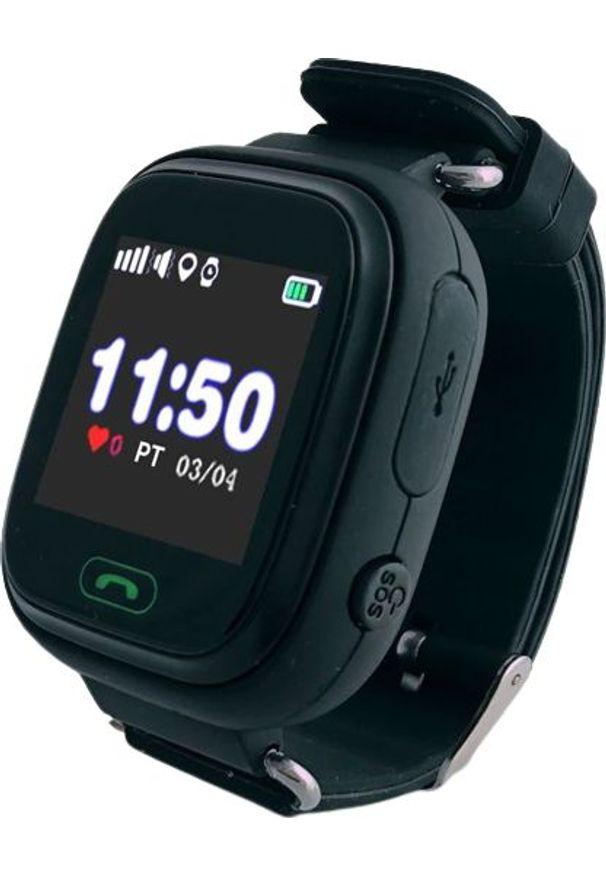 CALMEAN - Smartwatch Calmean Touch Czarny. Rodzaj zegarka: smartwatch. Kolor: czarny