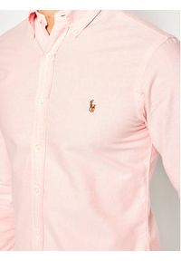 Polo Ralph Lauren Koszula Core Replen 710549084 Różowy Slim Fit. Typ kołnierza: polo. Kolor: różowy. Materiał: bawełna #5