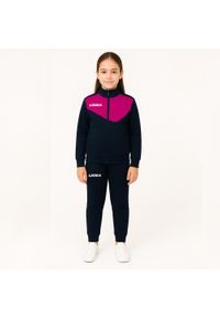 LEGEA - Komplet dresowy dla chłopca MESSICO JUNIOR SPECIAL. Okazja: na uczelnię. Kolor: niebieski, wielokolorowy, różowy. Materiał: dresówka. Długość: długie. Styl: sportowy #1
