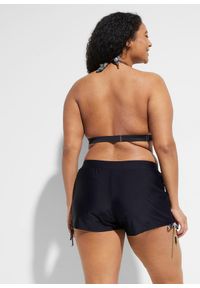 bonprix - Szorty kąpielowe z figami wewnętrznymi. Kolor: czarny. Materiał: poliamid #2