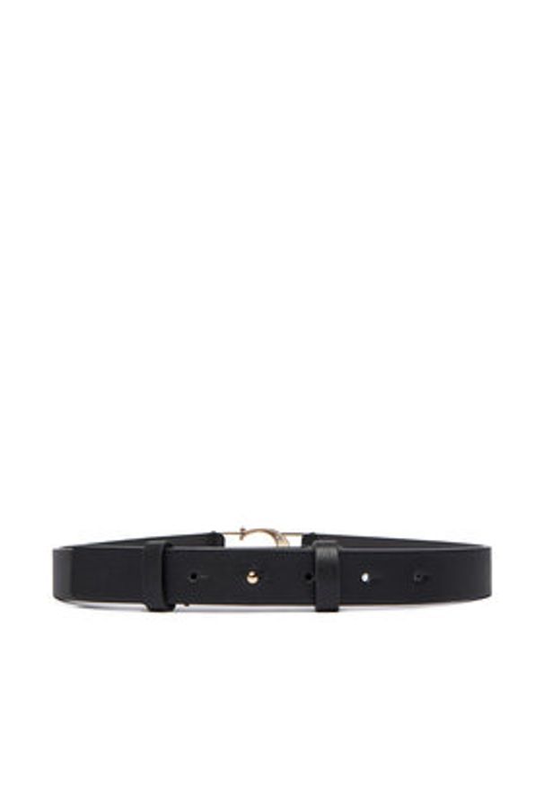 Guess Pasek Damski BW9299 P5420 Czarny. Kolor: czarny. Materiał: skóra