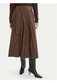Weekend Max Mara Spódnica trapezowa Zarda 2525106031 Brązowy Regular Fit. Kolor: brązowy. Materiał: bawełna, syntetyk #1
