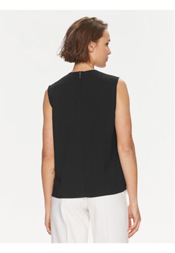 Calvin Klein Bluzka K20K207063 Czarny Regular Fit. Kolor: czarny. Materiał: syntetyk