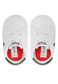 Polo Ralph Lauren Sneakersy Heritage Court Ii Ez Layette RL100731 Biały. Kolor: biały. Materiał: skóra