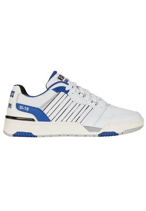 Buty do tenisa męskie K-Swiss Rival. Kolor: biały. Materiał: materiał, skóra, syntetyk. Szerokość cholewki: normalna. Sport: tenis