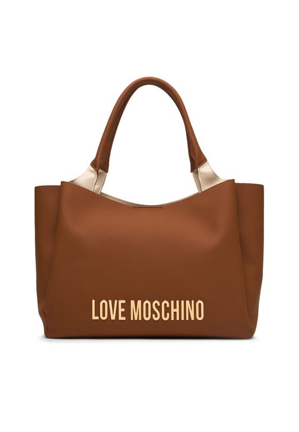 Love Moschino - LOVE MOSCHINO Torebka JC4107PP1OKD0200 Brązowy. Kolor: brązowy. Materiał: skórzane