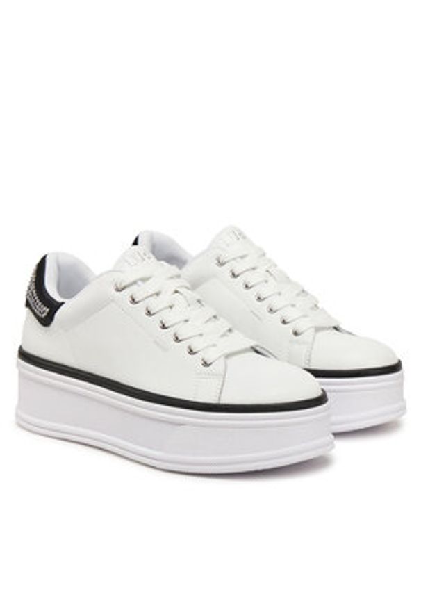Liu Jo Sneakersy Selma 16 BA5101 PX190 Biały. Kolor: biały. Materiał: skóra