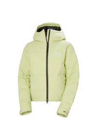 Długa wodoodporna kurtka puchowa dla kobiet Helly Hansen Nora. Kolor: zielony. Materiał: puch. Długość: długie. Sezon: zima. Sport: narciarstwo #1