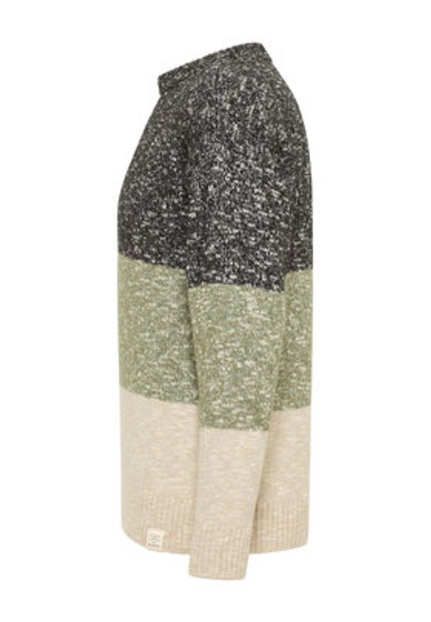Mustang Sweter Elwood 1016851 Kolorowy Regular Fit. Materiał: bawełna. Wzór: kolorowy