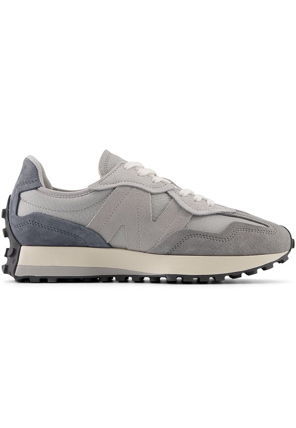 Buty unisex New Balance U327WGC – szare. Okazja: na co dzień. Kolor: szary. Materiał: guma, zamsz, skóra. Szerokość cholewki: normalna
