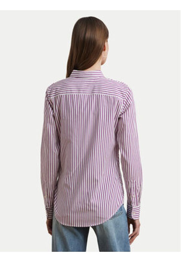 Lauren Ralph Lauren - LAUREN RALPH LAUREN Koszula 200970764001 Fioletowy Classic Fit. Kolor: fioletowy. Materiał: bawełna