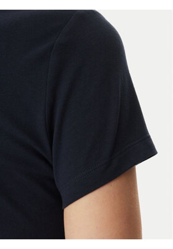 EA7 Emporio Armani T-Shirt 7W000977 AF10373 UB102 Granatowy Regular Fit. Kolor: niebieski. Materiał: bawełna