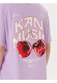Karl Kani T-Shirt Cherry Print PD00005461 Fioletowy Oversize. Kolor: fioletowy. Materiał: bawełna. Wzór: nadruk #4