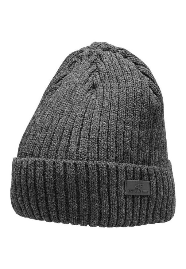 4f - H4Z22 CAM009 82S Beanie. Kolor: szary