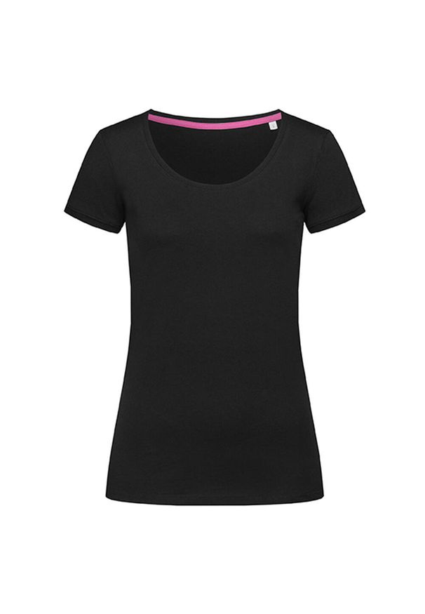 Stedman - Koszulka Damska Z Okrągłym Dekoltem. Kolor: czarny. Sport: turystyka piesza