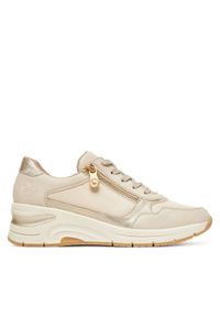 Rieker Sneakersy N9301-60 Écru. Materiał: skóra