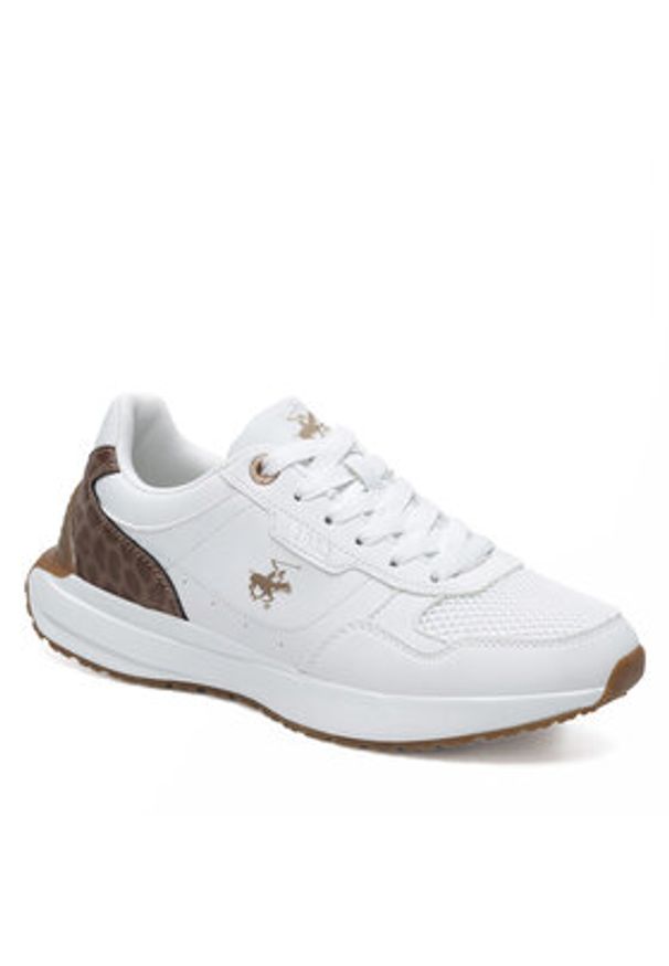 Beverly Hills Polo Club Sneakersy WP-24449Z-B Biały. Kolor: biały. Materiał: materiał, syntetyk