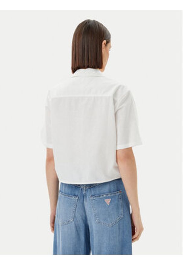 Tommy Jeans Koszula DW0DW20286 Écru Regular Fit. Materiał: bawełna