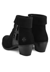 Rieker Botki Y2152-00 Czarny. Kolor: czarny. Materiał: skóra #3