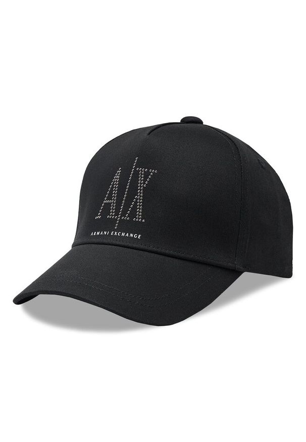 Czapka z daszkiem Armani Exchange. Kolor: czarny