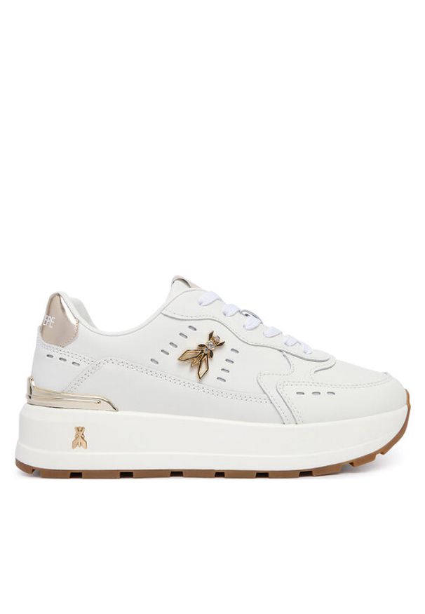Patrizia Pepe Sneakersy PPJ366.27 Biały. Kolor: biały. Materiał: skóra