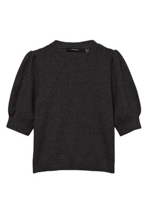 Vero Moda Sweter Doffy 10278313 Brązowy Regular Fit. Kolor: brązowy. Materiał: syntetyk