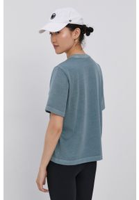 Reebok Classic T-shirt bawełniany H11211. Okazja: na co dzień. Kolor: niebieski. Materiał: bawełna. Styl: casual #2