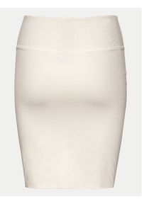 Kaffe Spódnica ołówkowa Penny 501040 Biały Slim Fit. Kolor: biały. Materiał: bawełna