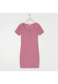 Sinsay - Sukienka mini - Różowy. Kolor: różowy. Długość: mini #1