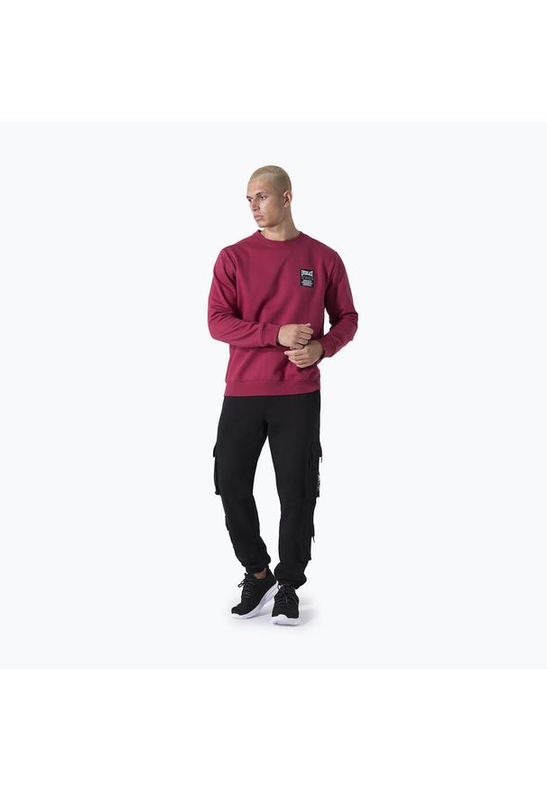 EVERLAST - Bluza męska Everlast Neutrals Crewneck. Kolor: czerwony. Sport: fitness