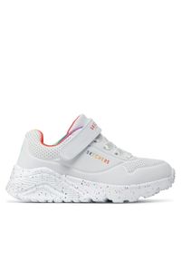 skechers - Skechers Sneakersy Uno Lite Rainbow Specks 310457L/WMLT Biały. Kolor: biały. Materiał: skóra