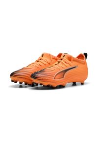 Puma - Młodzieżowe buty piłkarskie ULTRA 6 MATCH FG/AG PUMA. Kolor: żółty, pomarańczowy, wielokolorowy, czarny, czerwony. Sport: piłka nożna #1