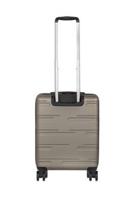 Ochnik - Komplet walizek na kółkach 19''/24''/30''. Kolor: złoty. Materiał: guma, poliester, materiał