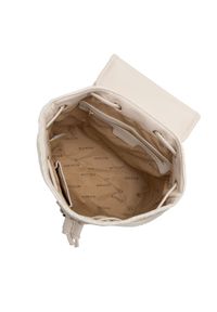 Wittchen - Damski plecak z tkaniny z błyszczącym owadem kremowy. Kolor: kremowy. Materiał: materiał, syntetyk. Wzór: aplikacja, haft #2